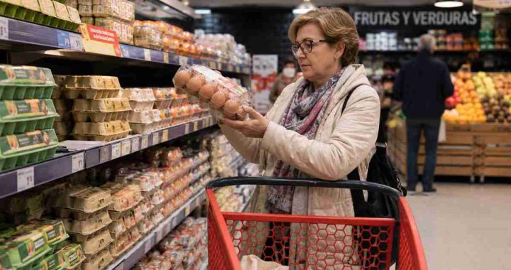 La inflación se mantiene en el 3,2% en mayo mientras siguen disparados los precios de huevos, pescado y legumbres